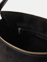 Accessorize Black Slouchy Suedette Handbag - Image 3 of 5