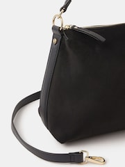 Accessorize Black Slouchy Suedette Handbag - Image 4 of 5
