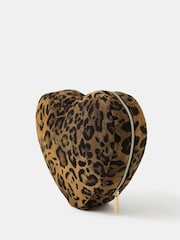 Accessorize Animal Corduroy Heart Make Up Bag - Image 2 of 3