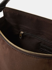 Accessorize Brown Slouchy Suedette Handbag - Image 4 of 5