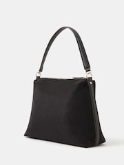 Accessorize Black Large Slouchy Suedette Handbag - Image 2 of 5