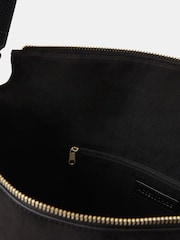 Accessorize Black Large Slouchy Suedette Handbag - Image 4 of 5