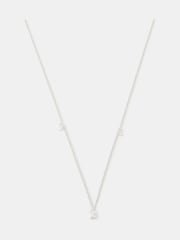 Accessorize 925 Sterling Silver Diamanté Pendant Necklace - Image 1 of 1