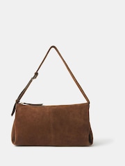 Accessorize Suede Shoulder Bag - Slika 1 iz 3