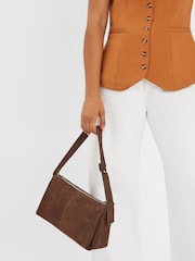 Accessorize Suede Shoulder Bag - Slika 2 iz 3