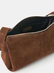 Accessorize Suede Shoulder Bag - Slika 3 iz 3