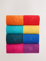 Bright Blue/Green/Red - حزمة من 8 - جوارب مطرزة لانتعاش دائم - صورة 1 من 11