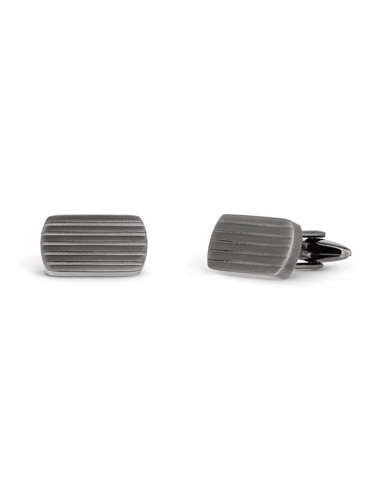 Beaverbrooks Stainless Steel Mens Cufflinks - Image 2 of 4