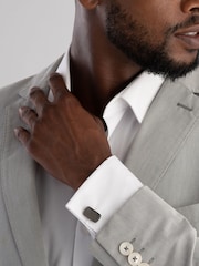 Beaverbrooks Stainless Steel Mens Cufflinks - Image 3 of 4