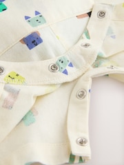 Verde con perros - Twill Dungaree and Bodysuit Baby Set (0mths-2yrs) - Imagen 7 de 7