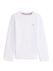 Tommy Hilfiger White Essential Long Sleeve Print Pyjamas Set - Image 5 of 6