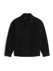 Tommy Hilfiger Black Quilted Lining Corduroy Overshirt - Image 5 of 5