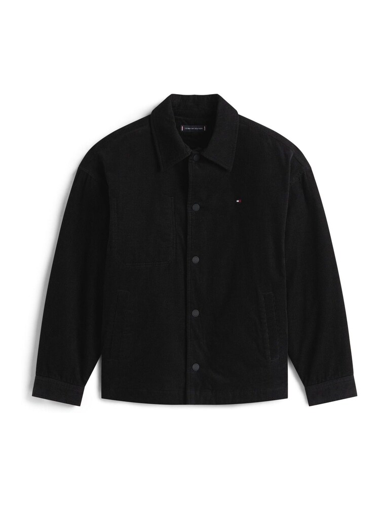 Tommy Hilfiger Black Quilted Lining Corduroy Overshirt - Image 5 of 5 Tommy Hilfiger Black Quilted Lining Corduroy Overshirt - Image 5 of 5