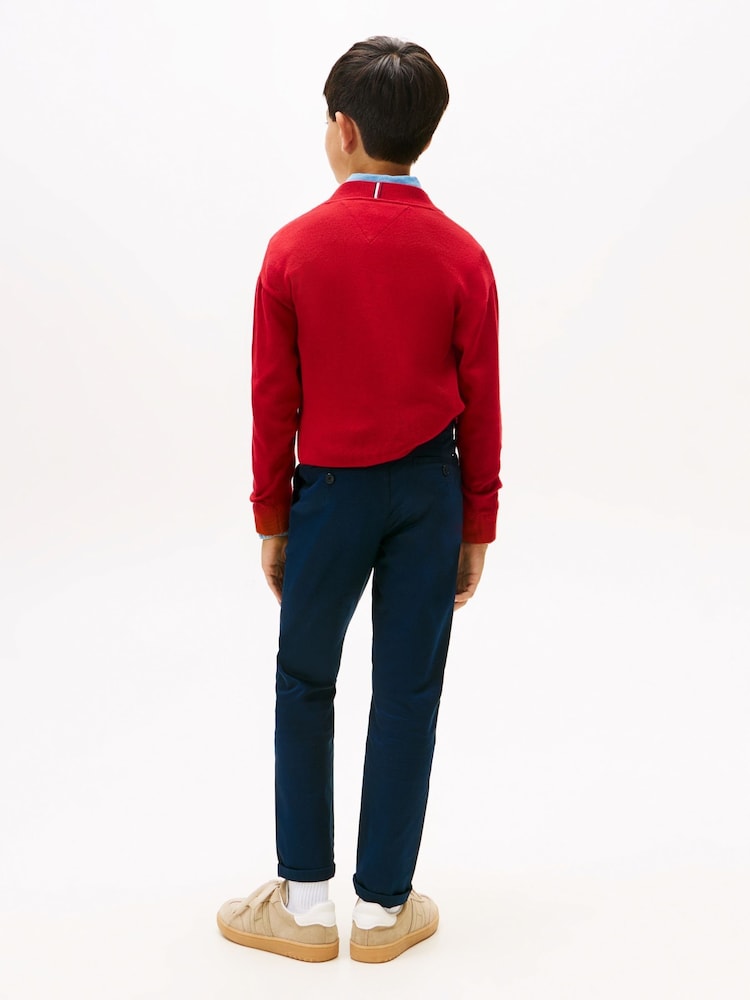 Tommy Hilfiger Blue 1985 Twill Regular Chinos Trousers - Image 2 of 5