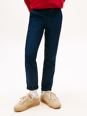 Tommy Hilfiger Blue 1985 Twill Regular Chinos Trousers - Image 3 of 5