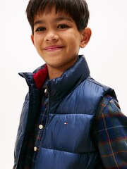 Tommy Hilfiger Blue Essential Padded Gilet - Image 4 of 5