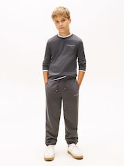 Tommy Hilfiger Black Regular Fit Long Sleeve T-Shirt - Image 1 of 5