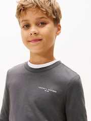 Tommy Hilfiger Black Regular Fit Long Sleeve T-Shirt - Image 3 of 5