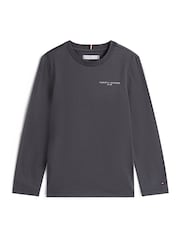 Tommy Hilfiger Black Regular Fit Long Sleeve T-Shirt - Image 5 of 5