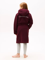 Tommy Hilfiger Red Kids Sherpa Robe - Image 3 of 5