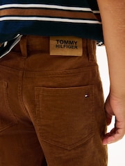 Tommy Hilfiger Brown Skater Fit Corduroy Trousers - Image 2 of 4