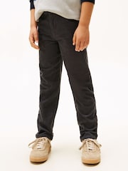 Tommy Hilfiger Black Skater Fit Corduroy Trousers - Image 4 of 5