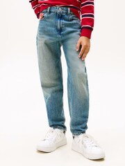 Tommy Hilfiger Blue Vintage Wash Regular Jeans - Image 3 of 5