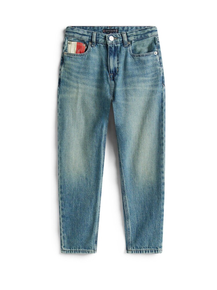 Tommy Hilfiger Blue Vintage Wash Regular Jeans - Image 5 of 5 Tommy Hilfiger Blue Vintage Wash Regular Jeans - Image 5 of 5