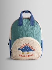 JoJo Maman Bébé Green Dino Quilted Backpack - Image 1 of 5