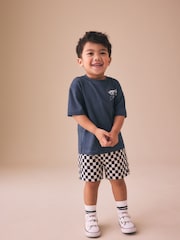 Blue Jersey Shorts (3mths-7yrs) - Image 2 of 4