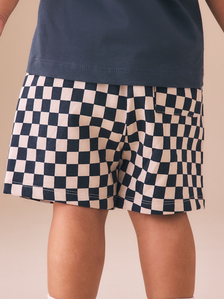 Blue Jersey Shorts (3mths-7yrs) - Image 4 of 4