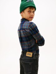 Tommy Hilfiger Black Washed Black Straight Leg Jeans - Image 4 of 5