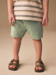 Dark Sage Green Jersey Shorts (3mths-7yrs) - Image 1 of 7
