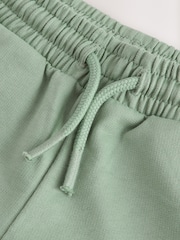Dark Sage Green Jersey Shorts (3mths-7yrs) - Image 6 of 7