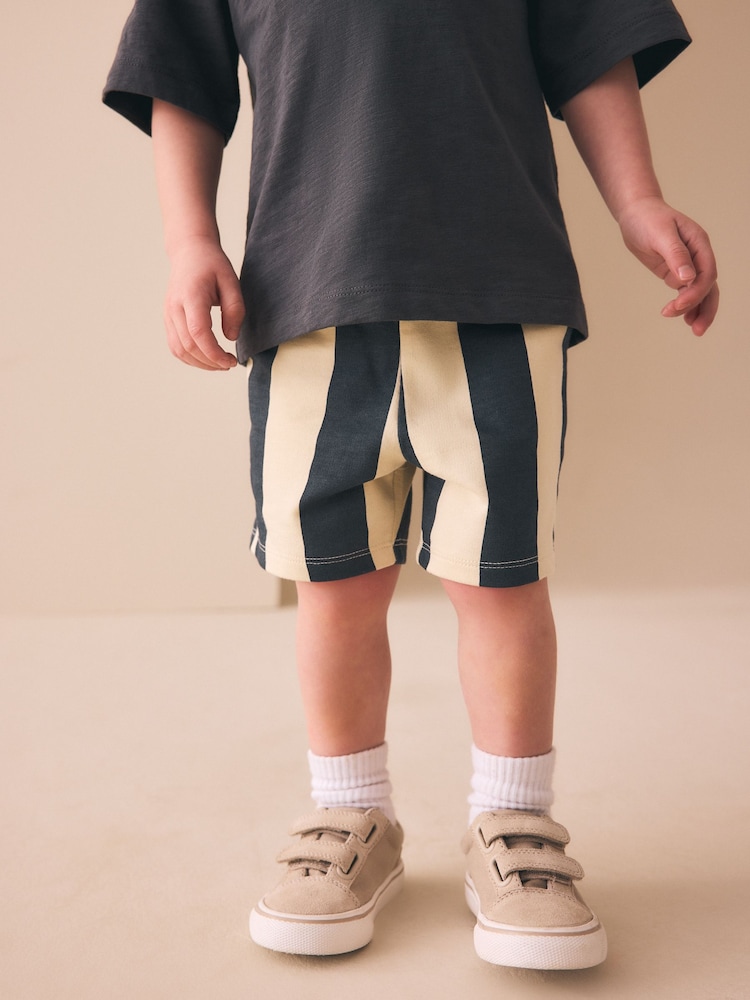 Navy Jersey Shorts (3mths-7yrs) - Image 1 of 2
