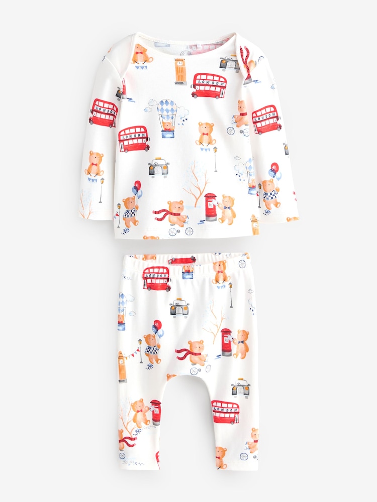Red/White London Bus Shorts Set 2 Piece - Image 1 of 1