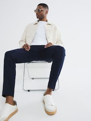 River Island Blue Slim Fit Stretch Chino - Image 1 of 6