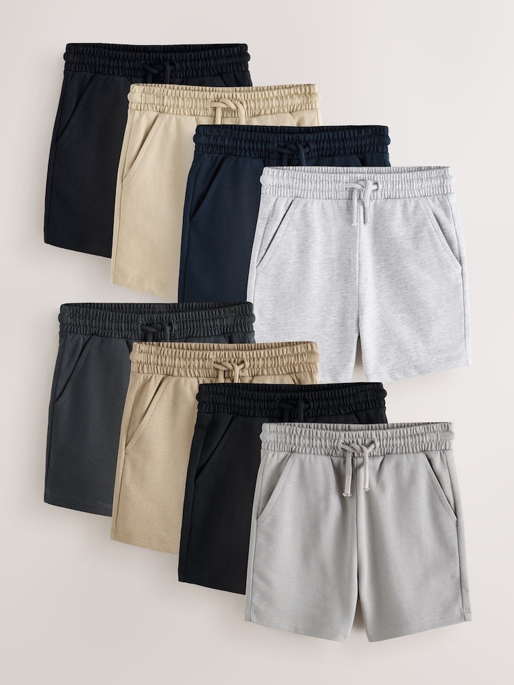 Nero/grigio - Shorts 8 Confezione (3 mesi - 7 anni) - Immagine 1 di 13