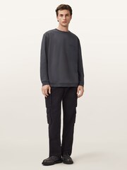 AllSaints Blue Future Crew Sweatshirt - Image 3 of 9