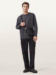 AllSaints Blue Future Crew Sweatshirt - Image 4 of 9