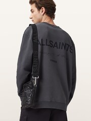 AllSaints Blue Future Crew Sweatshirt - Image 7 of 9