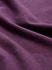 Seasalt Cornwall Purple Easel Long Sleeve Top in Cotton Jersey - Image 5 of 5