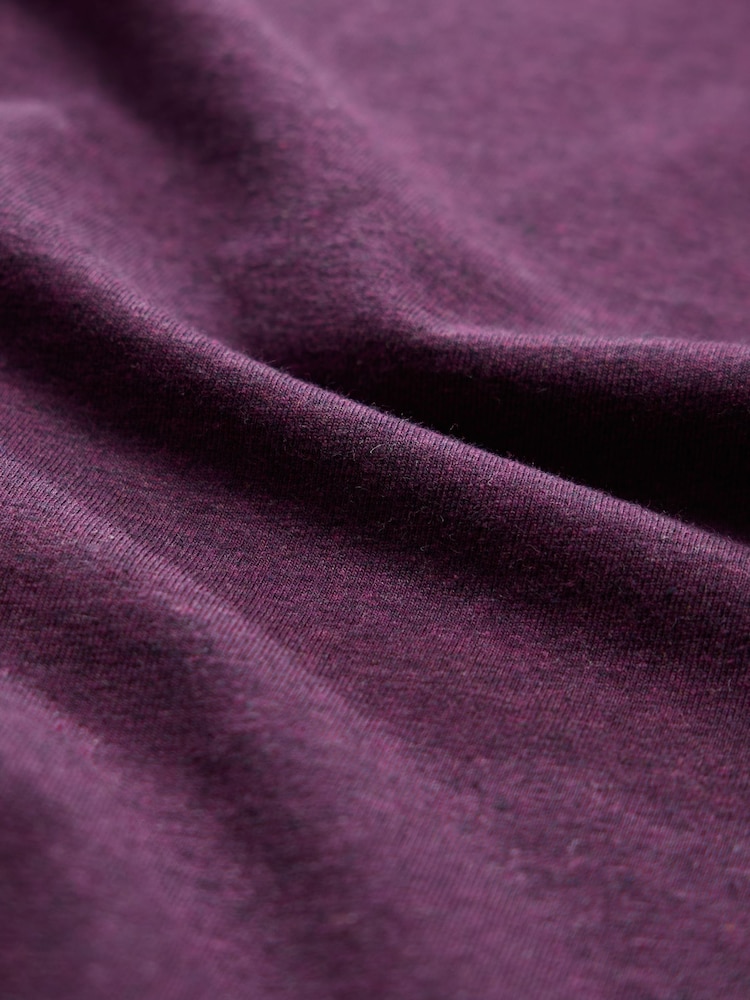 Seasalt Cornwall Purple Easel Long Sleeve Top in Cotton Jersey - Image 5 of 5
