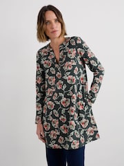 Seasalt Cornwall Green Wreathe Jersey Tunic - Image 1 of 5