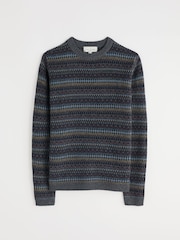 Seasalt Cornwall Blue Mens Knitted House Socks - Image 4 of 5