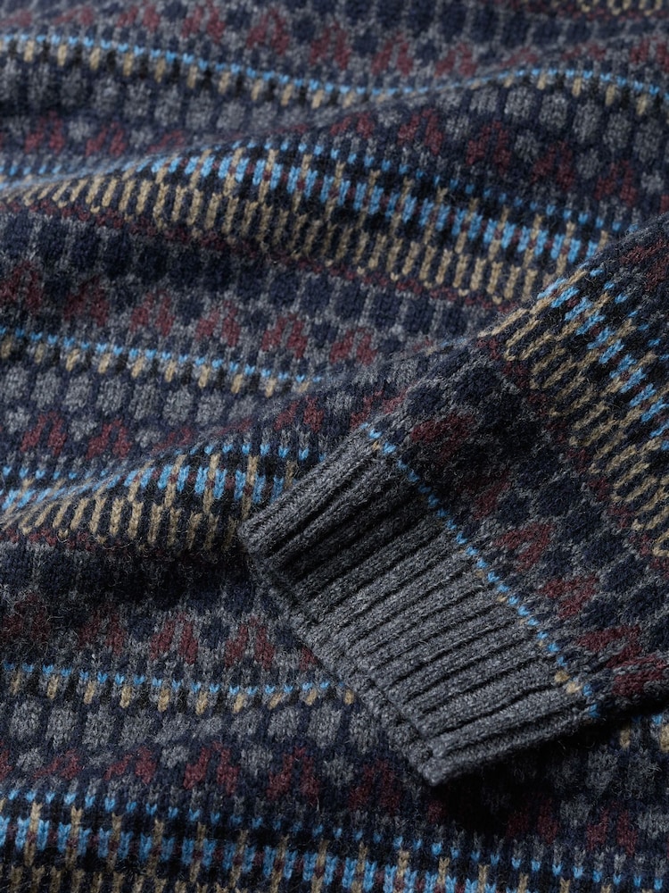 Seasalt Cornwall Blue Mens Knitted House Socks - Image 5 of 5