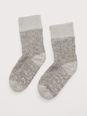 Seasalt Cornwall Natural Womens House Socks - Image 1 of 2