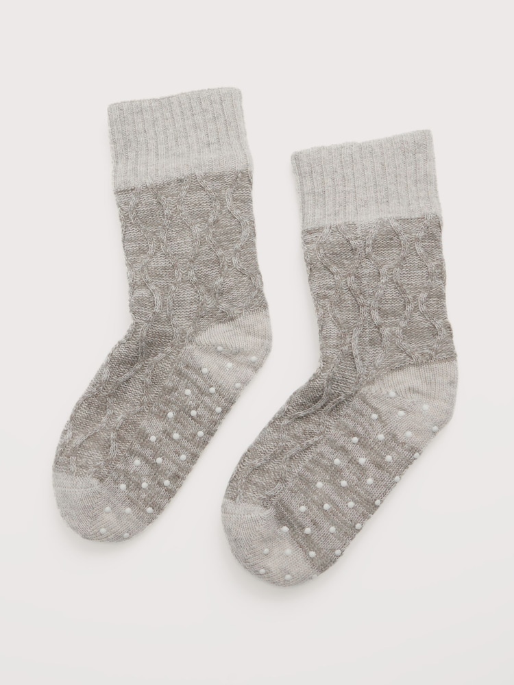 Seasalt Cornwall Natural Womens House Socks - Image 1 of 2