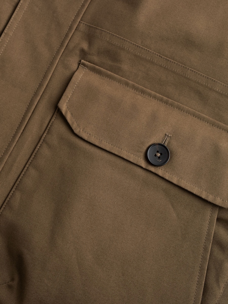 Seasalt Cornwall Green Men's Tidesman Waterproof Coat - Image 5 of 5 Seasalt Cornwall Green Men's Tidesman Waterproof Coat - Image 5 of 5