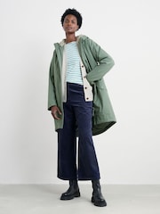 Seasalt Cornwall Green Plant Hunter Waterproof Parka Coat - Image 3 of 5